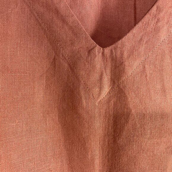 notPERFECTLINEN NPL Large clay linen boxy top - Picture 2 of 8